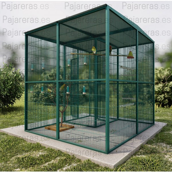 Voladera Girona (2x2 con habitaculo seguridad interior)