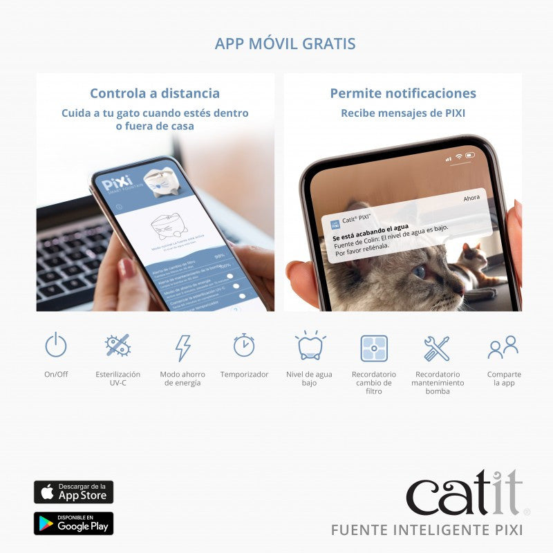 Catit PIXI Fuente Inteligente, 2L