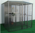 Voladero de Loro 4x2 con techo a dos aguas + Habitáculo de Seguridad Exterior