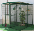 Voladero de jardin 2x2 Techo a dos aguas en un voladero 4x2 techo a 2 aguas