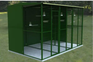 Voladero de Jardín 3x2 metros + Habitáculo de seguridad