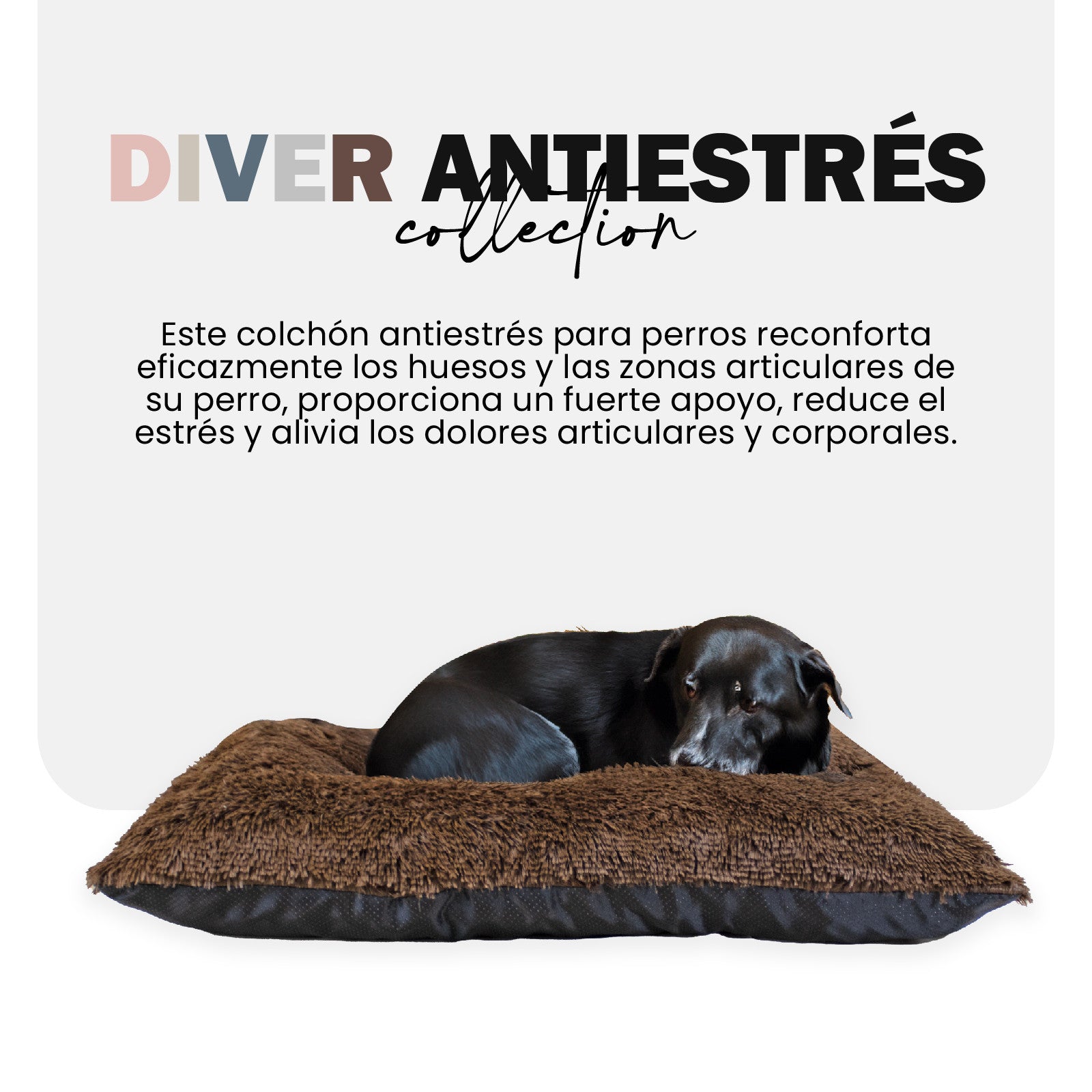 YAGU COLCHON FUN DIVER ANTRACITA T-U 80 x 60 x 12 CM