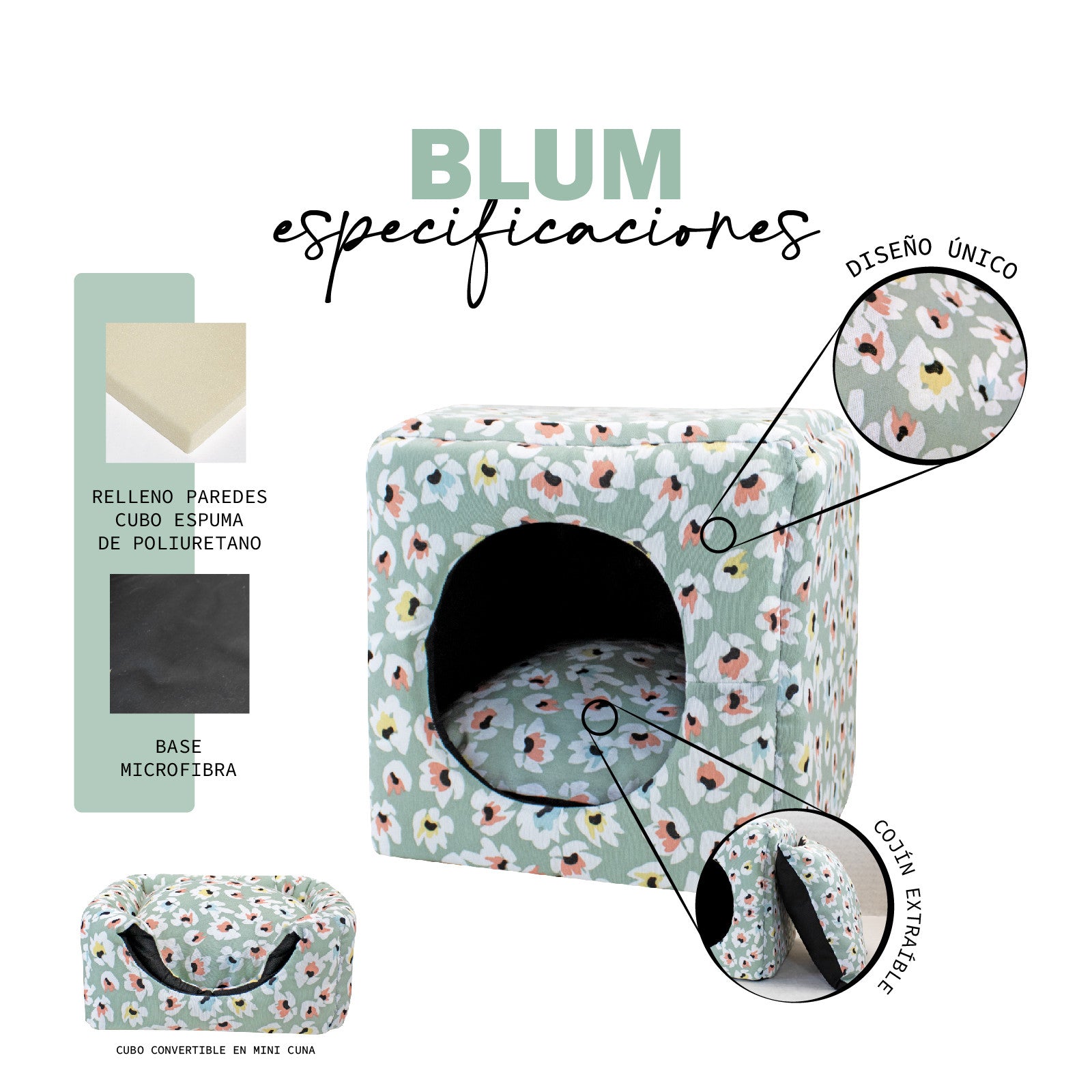 YAGU CUBO BLUM T-U 33 x 33 x 33 CM
