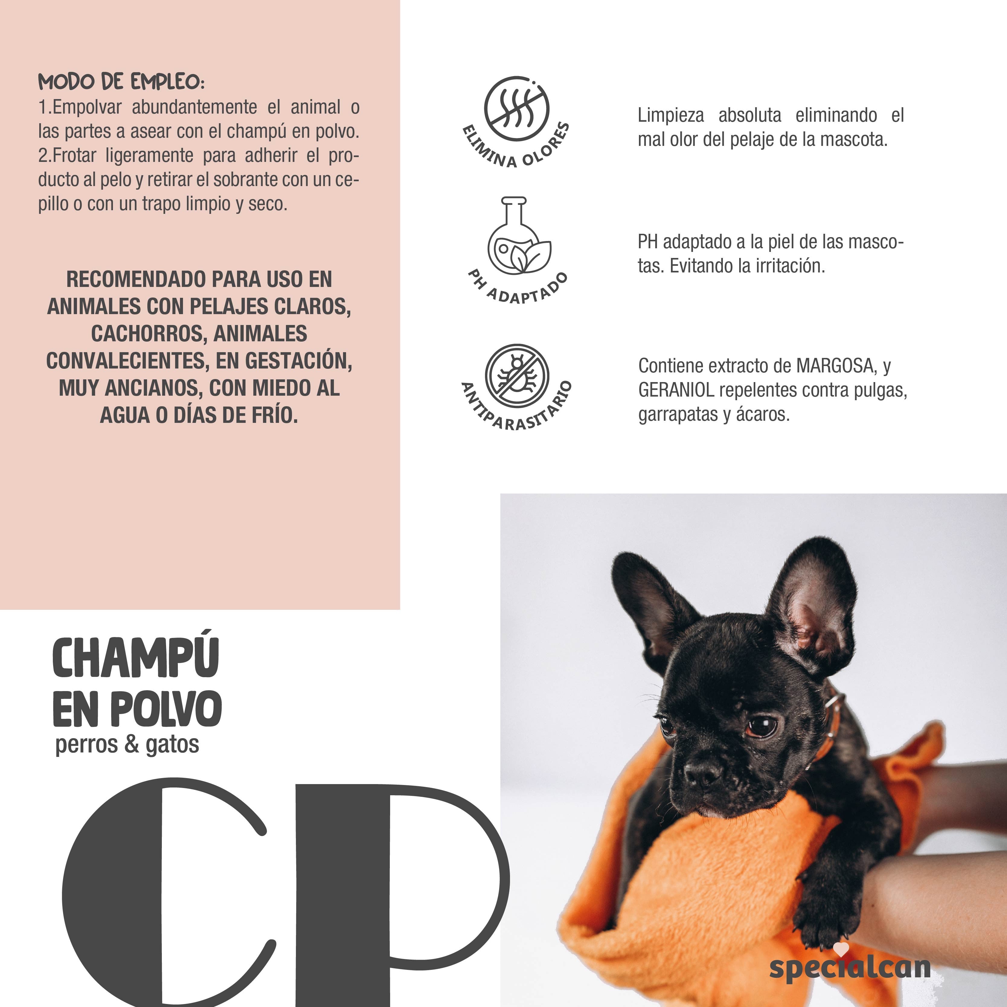 Specialcan Champú en Polvo