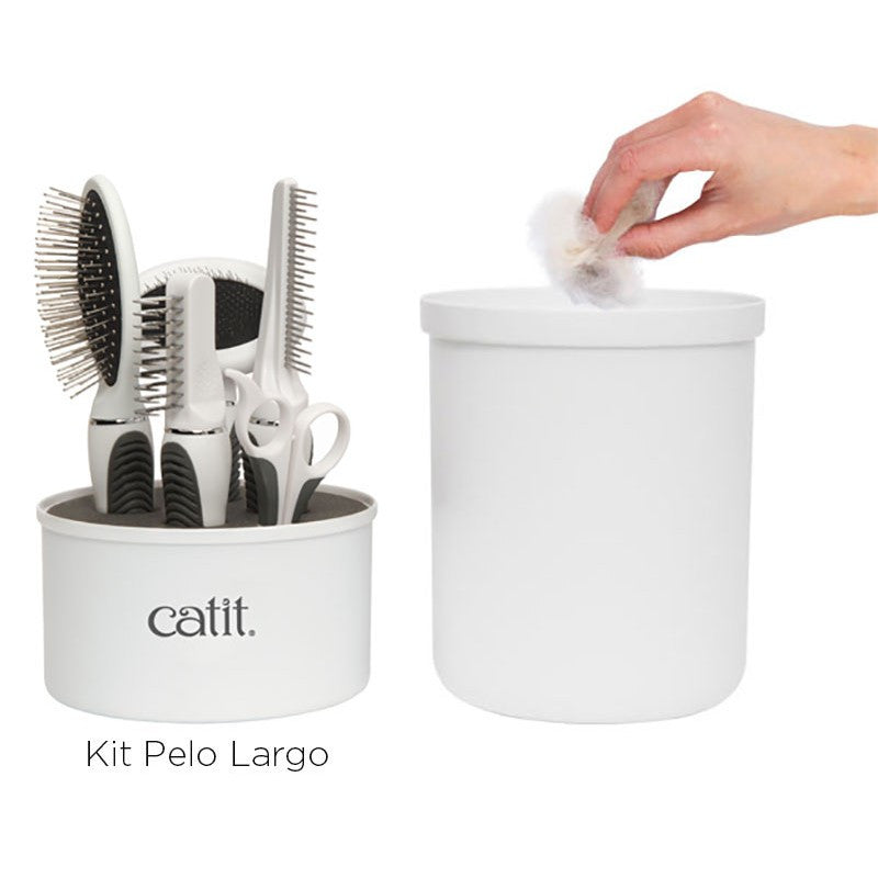 Catit Grooming Kit, Pelo Largo
