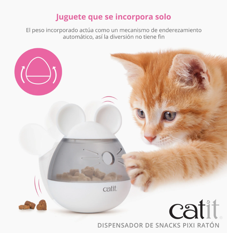 Catit PIXI Dispensador de Snacks, Ratón
