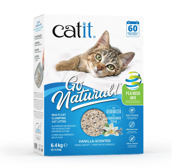 Catit Go Natural! Arena Mix, Vainilla 6,4kg