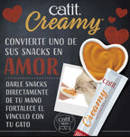 Catit Creamy Salmón y Gambas, 15x10g - Pack de 8 unidades