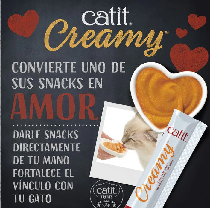 Catit Creamy Bote Surtido, 80x10g