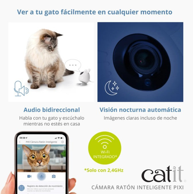 Catit PIXI Cámara Ratón Inteligente