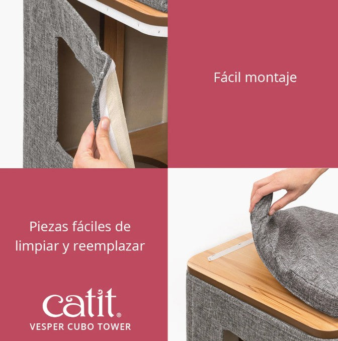 Catit Vesper Cubo Tower Gris