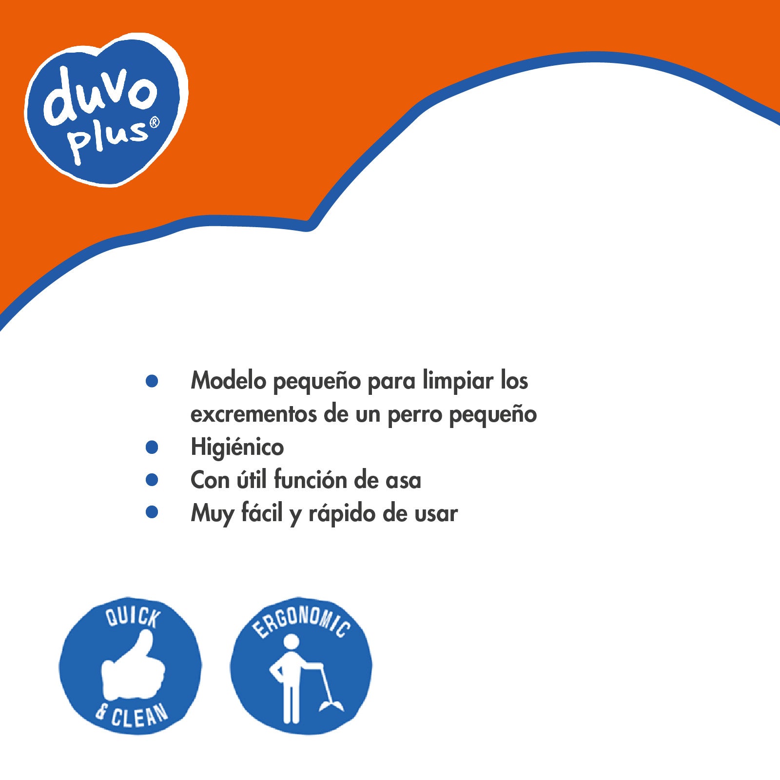 Pala Recoge Caca DUVO para Perros
