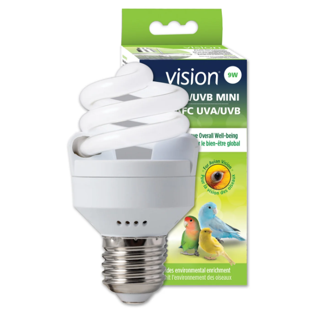Bombilla CFL UVA/UVB Mini Vision - 9W