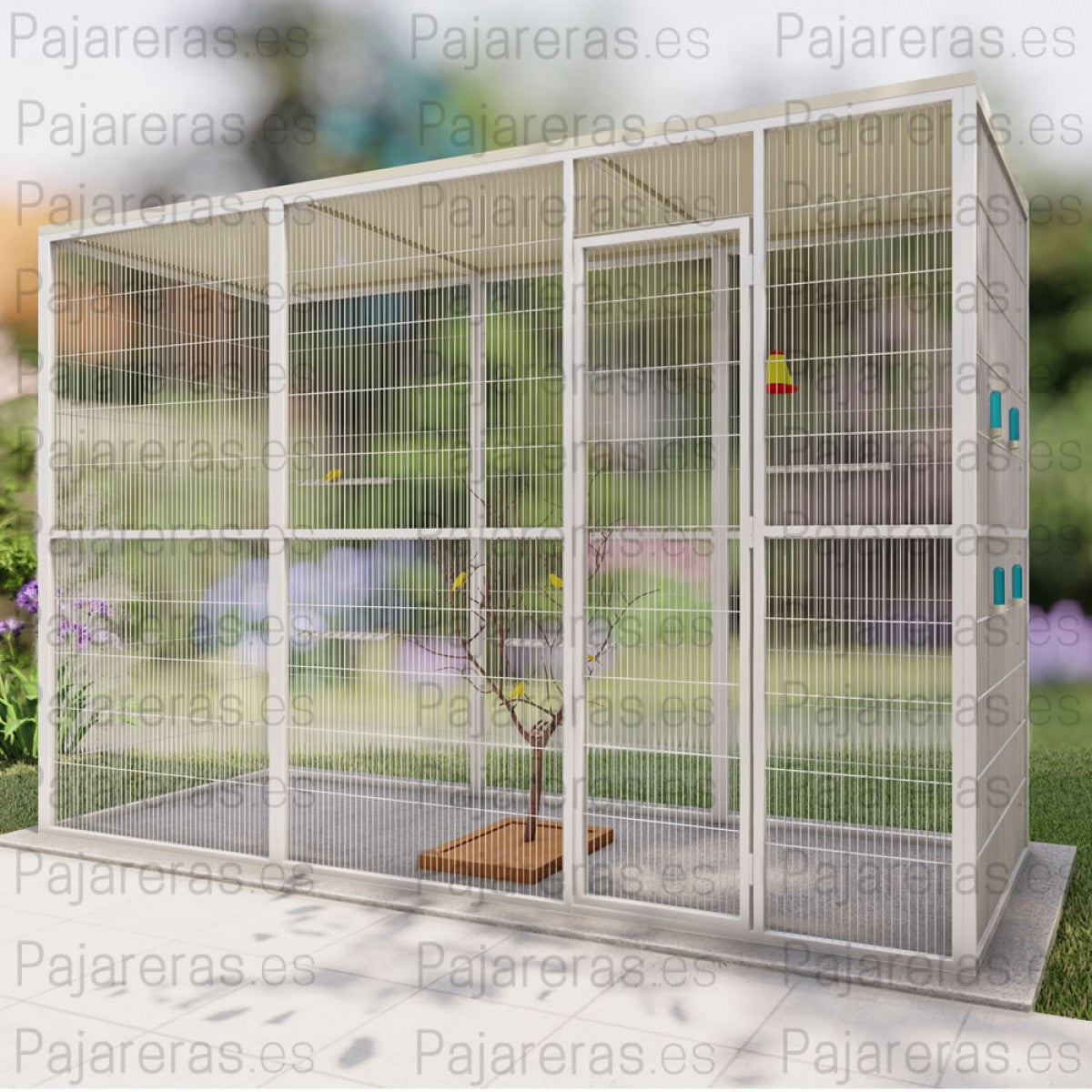 Voladera Altea (3X1 metros con techo plano)