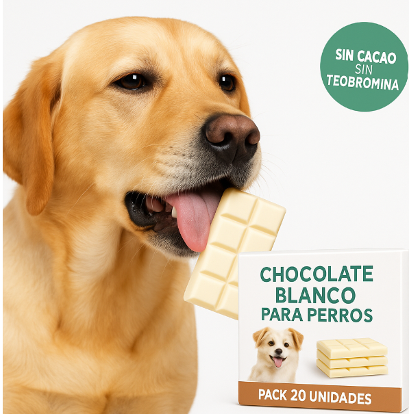 Chocolate Blanco Perros - Pack de 20 unidades
