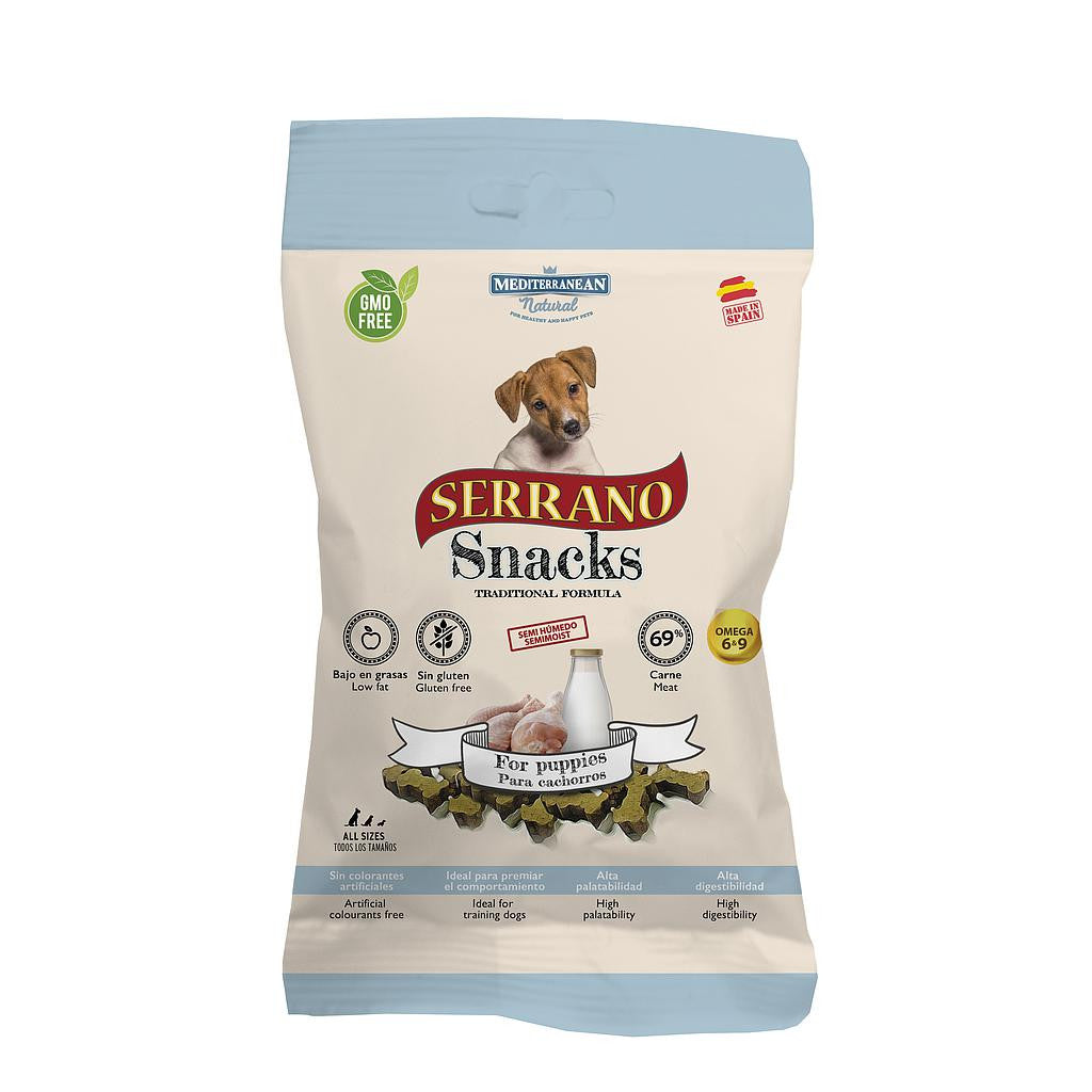 MDT Serrano Snack Perros Cachorros 100 gr
