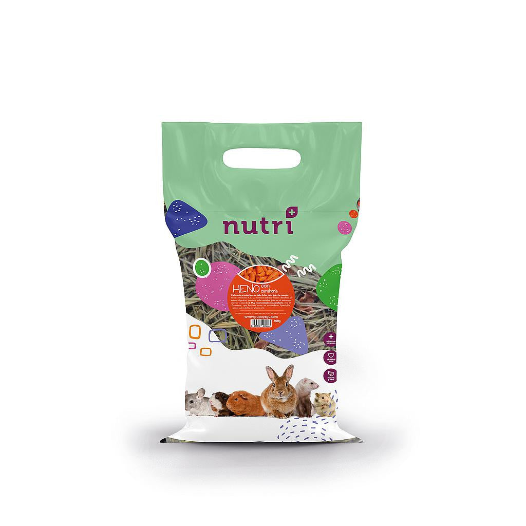 Nutriplus Heno con zanahoria 500gr