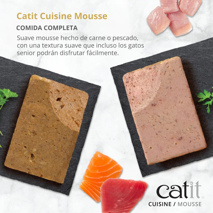 Catit Cuisine Mousse para Gatos – Pack 12 x 90 g