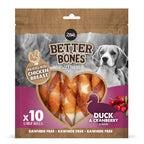 Rolls grandes envueltos en pollo para perros Zoë Better Bones Pack de 10 12