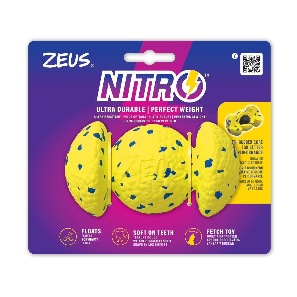 Zeus Nitro Pelota-Mancuerna ligera y resistente con núcleo de goma 12