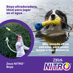 Zeus Nitro Boya con cuerda ligera y resistente con un extremo de goma 26cm
