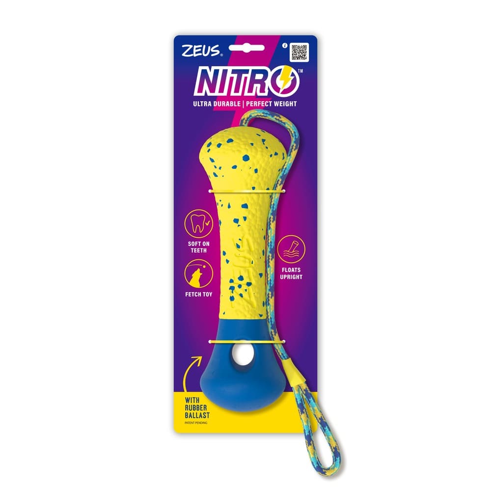 Zeus Nitro Boya con cuerda ligera y resistente con un extremo de goma 26cm