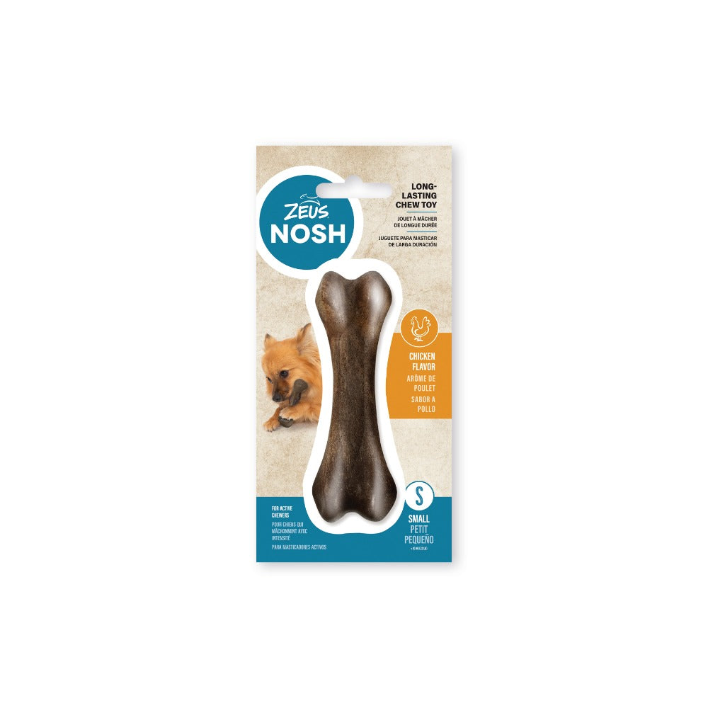 Hueso mordedor con aroma para perro Zeus Nosh Strong 18cm