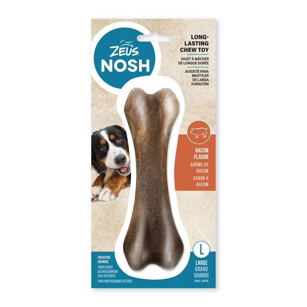 Hueso mordedor con aroma para perro Zeus Nosh Strong 18cm