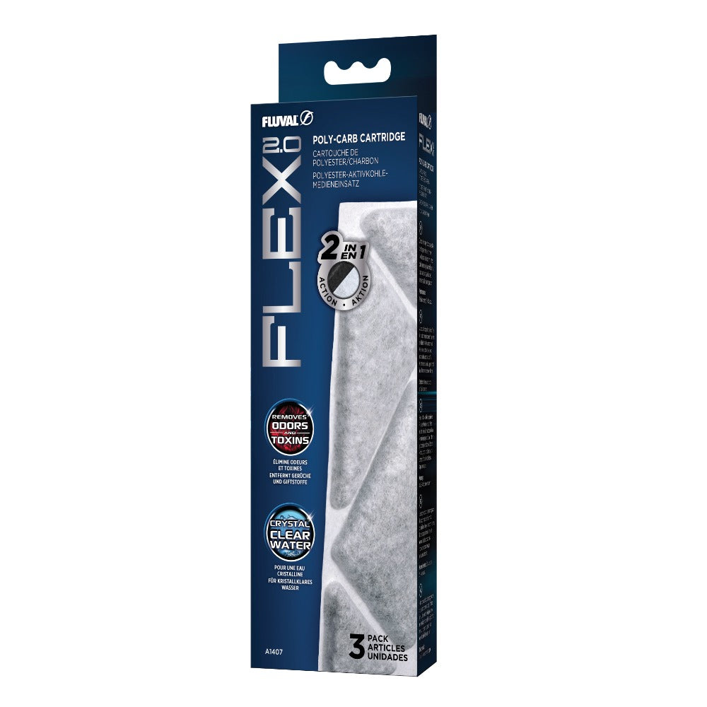Poly-Carb para acuario Flex 2.0 Pack 3