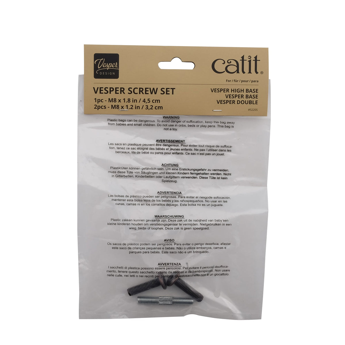 Juego de Tornillos Catit Vesper