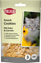 Cookies con pollo y gambas
