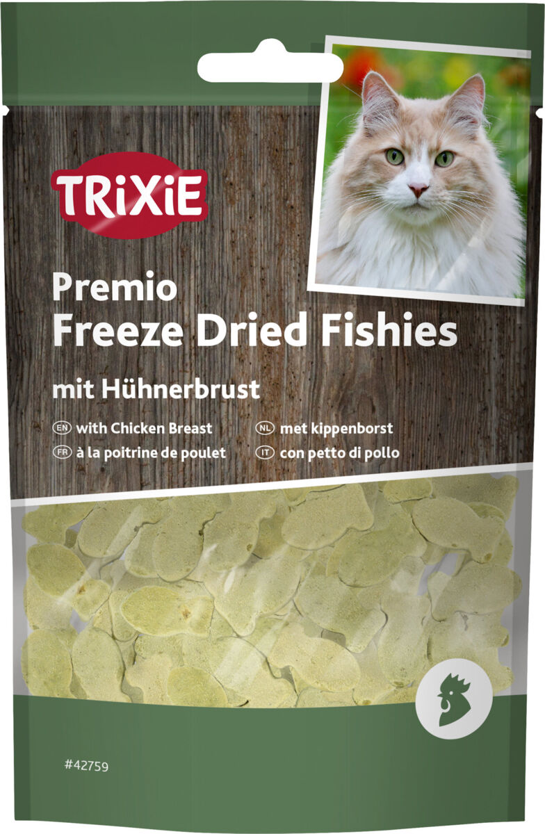 Premio pescados freeze dried con pechuga de pollo