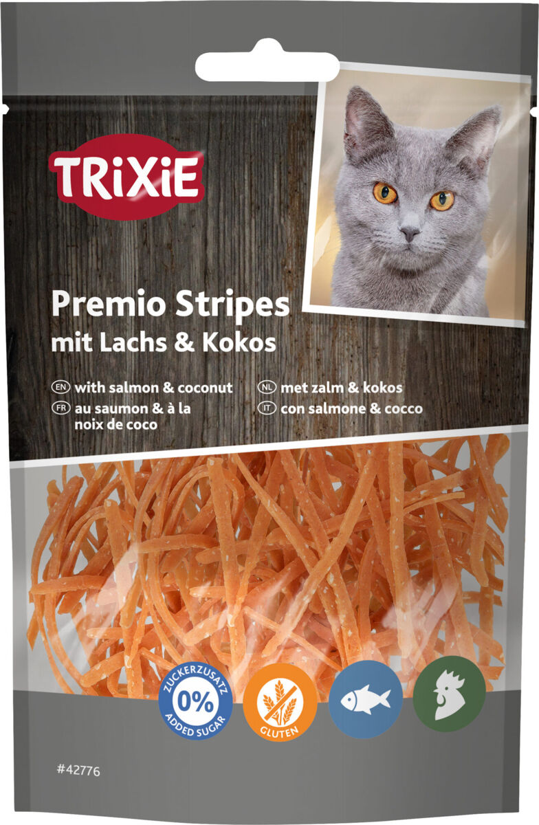 Premio Stripes con salmón & coco