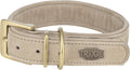 Pure Collar, Piel extra ancho, gris claro