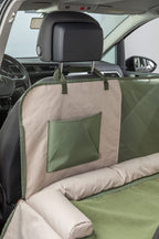 Funda para asiento de coche con manta reversible