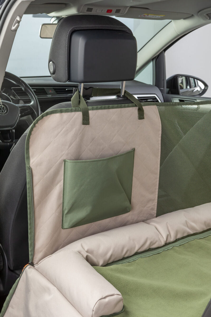 Funda para asiento de coche con manta reversible