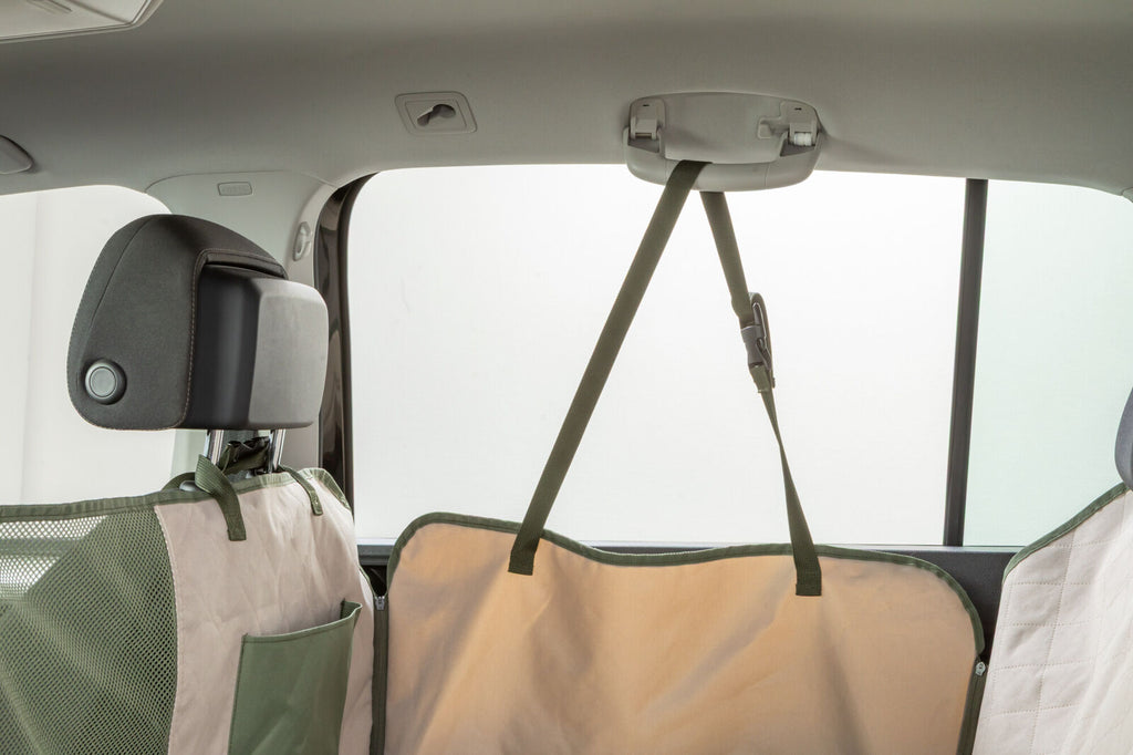 Funda para asiento de coche con manta reversible