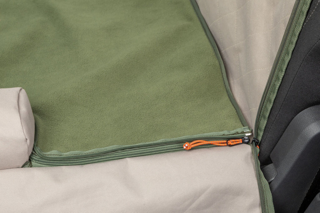 Funda para asiento de coche con manta reversible