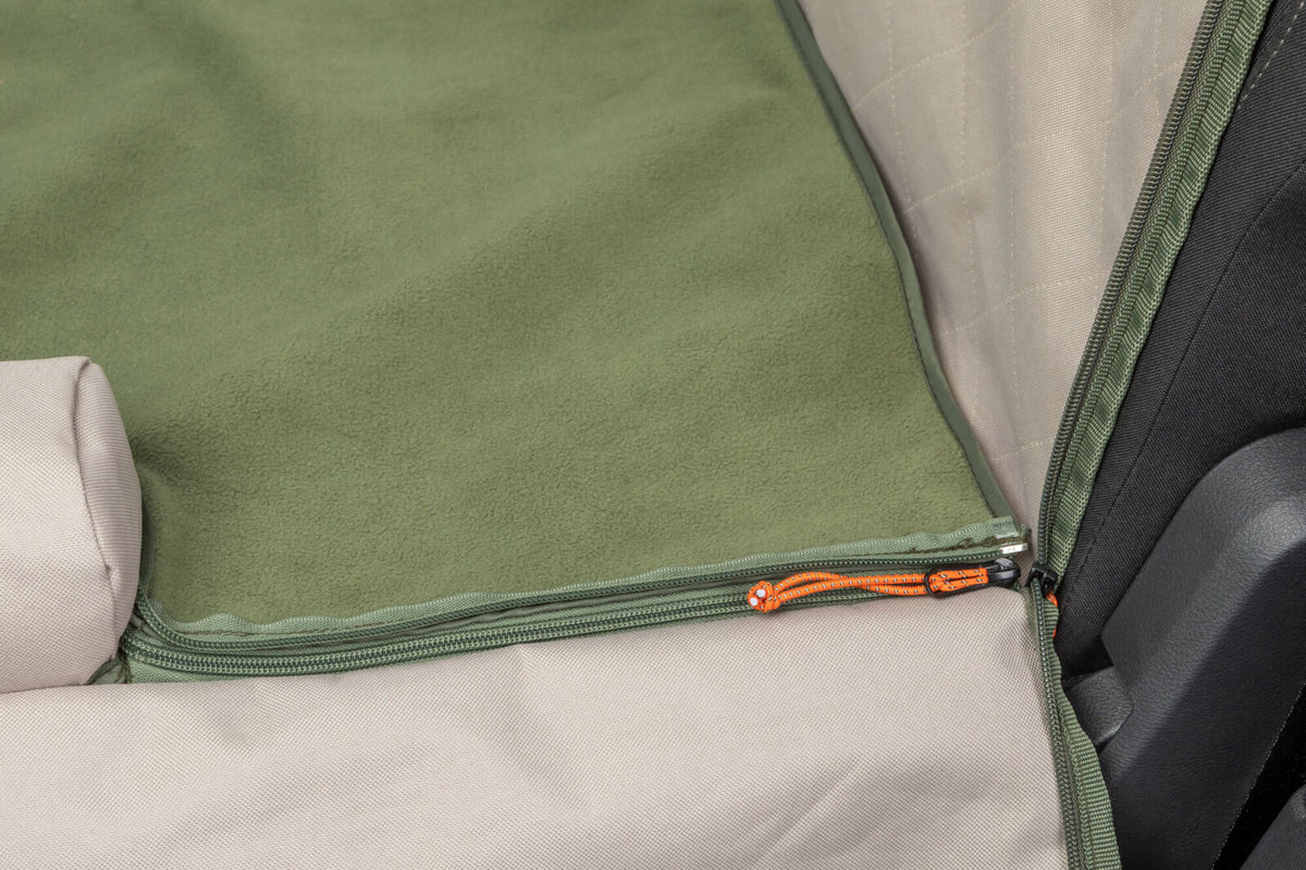 Funda para asiento de coche con manta reversible