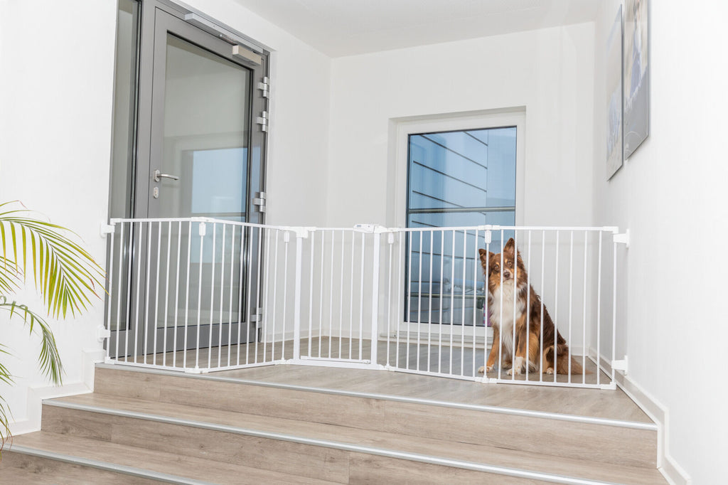 Barrera para Perros con Puerta, 5 Partes