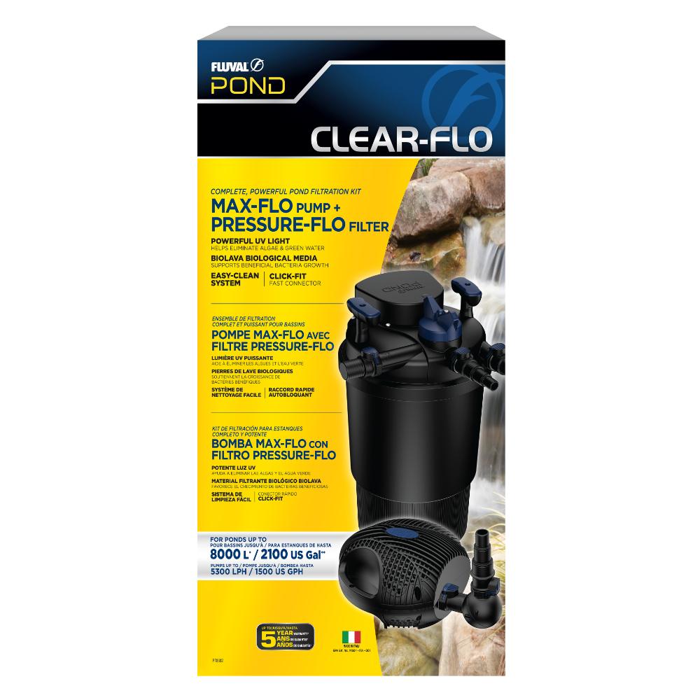 Kit Filtro y Bomba Clear-Flo UV Fluval Pond 21000