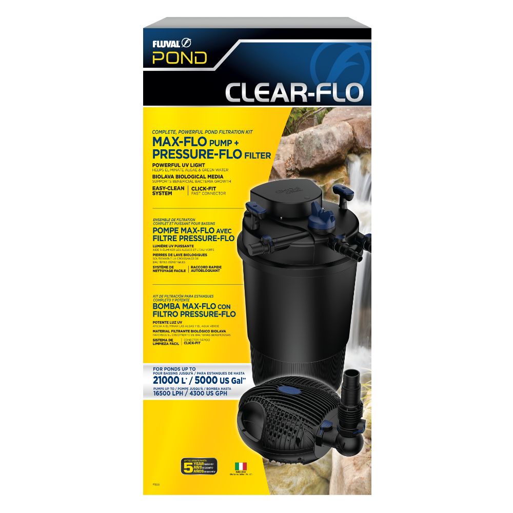 Kit Filtro y Bomba Clear-Flo UV Fluval Pond 4500