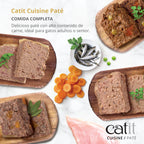 Catit Cuisine Paté de Pollo con Hígado, 95g - Pack de 12 unidades