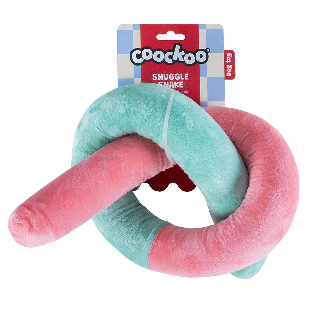 DUVO COOCKOO JUGUETE PERRO SNUGGLE SNAKE COLORES SURTIDOS 33 x 20 x 10 CM