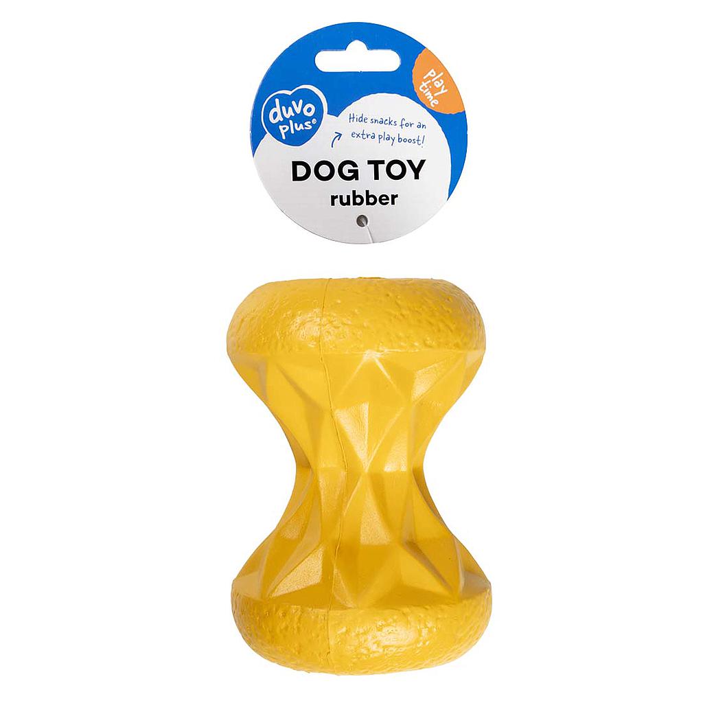 DUVO JUGUETE PERRO GRIPLAY RELOJ DE ARENA AMARILLO 12 x 8,6 x 8,6 CM