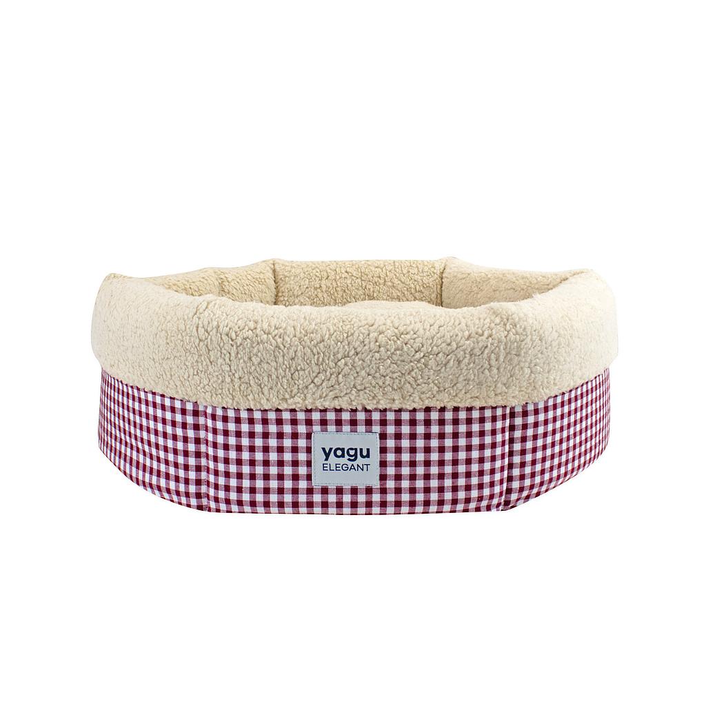 YAGU DESCANSO CUNA ROYAL VICHY GRANA BORREGUILLO T-U 48 x 48 x 17 CM