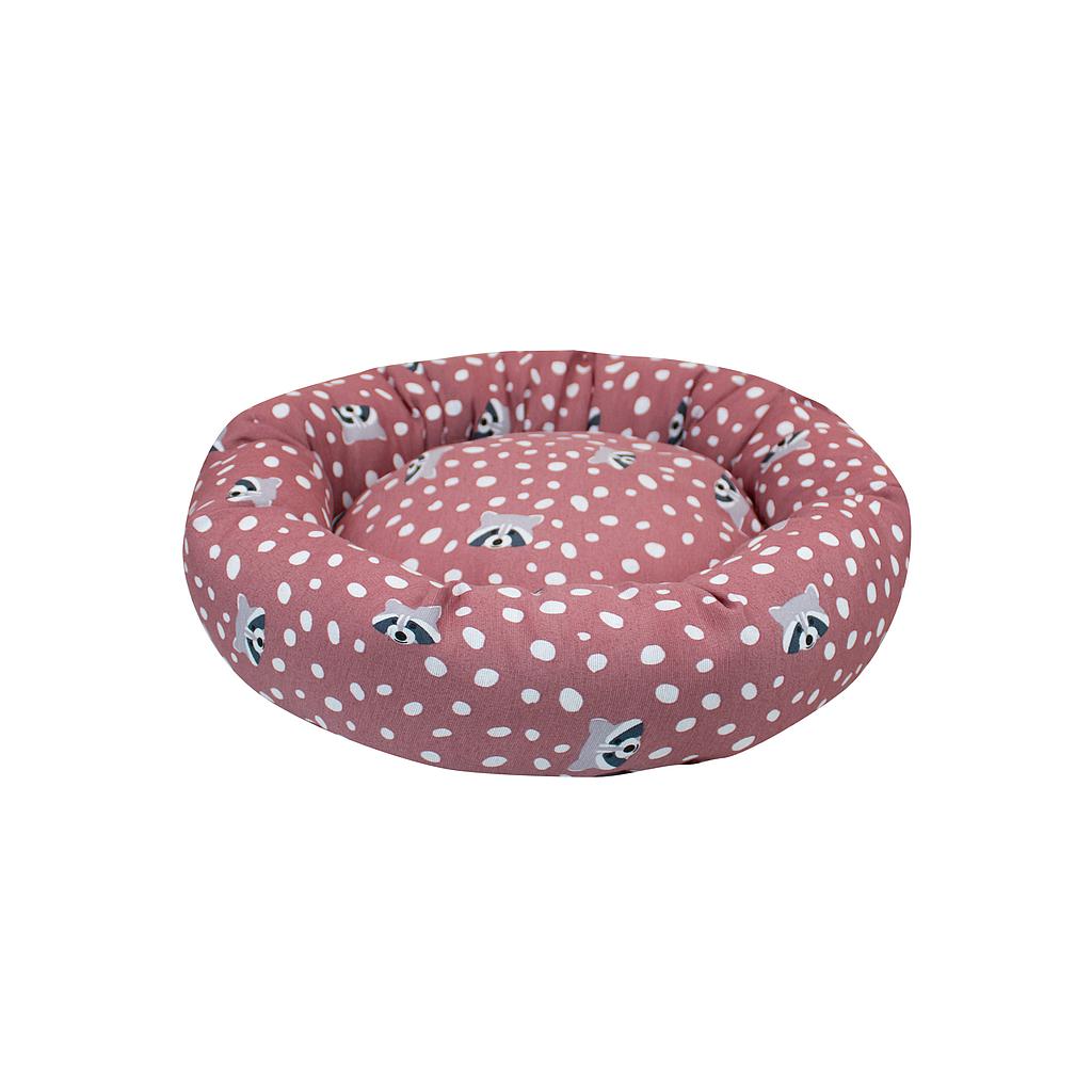 YAGU DESCANSO CUNA DONUT MAPACHE T-U 47 x 47 x 13 CM