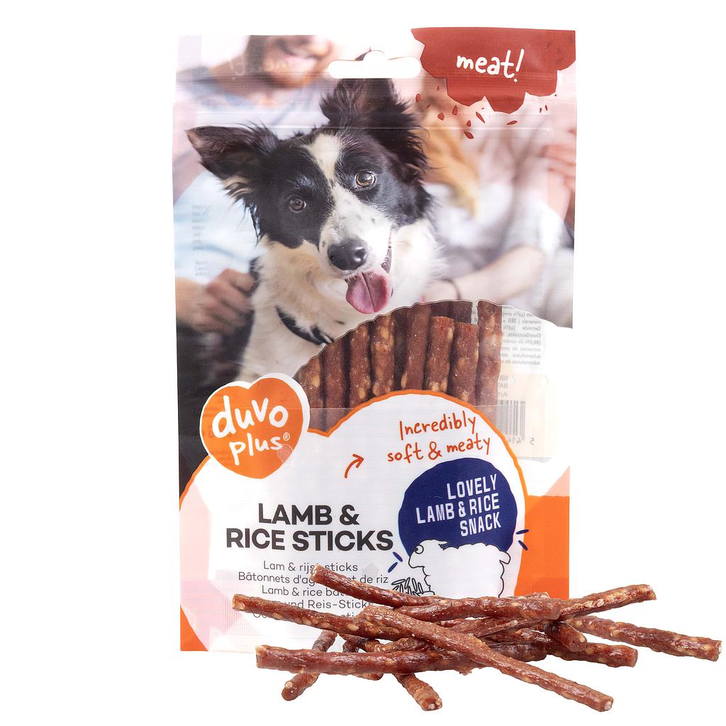 DUVO MEAT! STICKS DE CORDERO Y ARROZ 100 GR