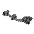 DUVO JUGUETE PERRO ECO CUERDA NEGRA 3 NUDOS 60 x 7 x 8 CM