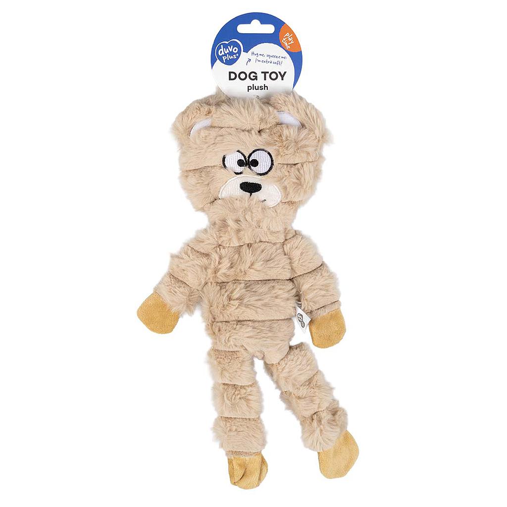 DUVO JUGUETE PERRO PELUCHE HUGGI OSO MARRON T-S 38 x 17 x 3,5 CM